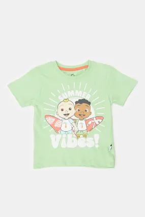 Infant Boys Blue Summer Vibes T-Shirt