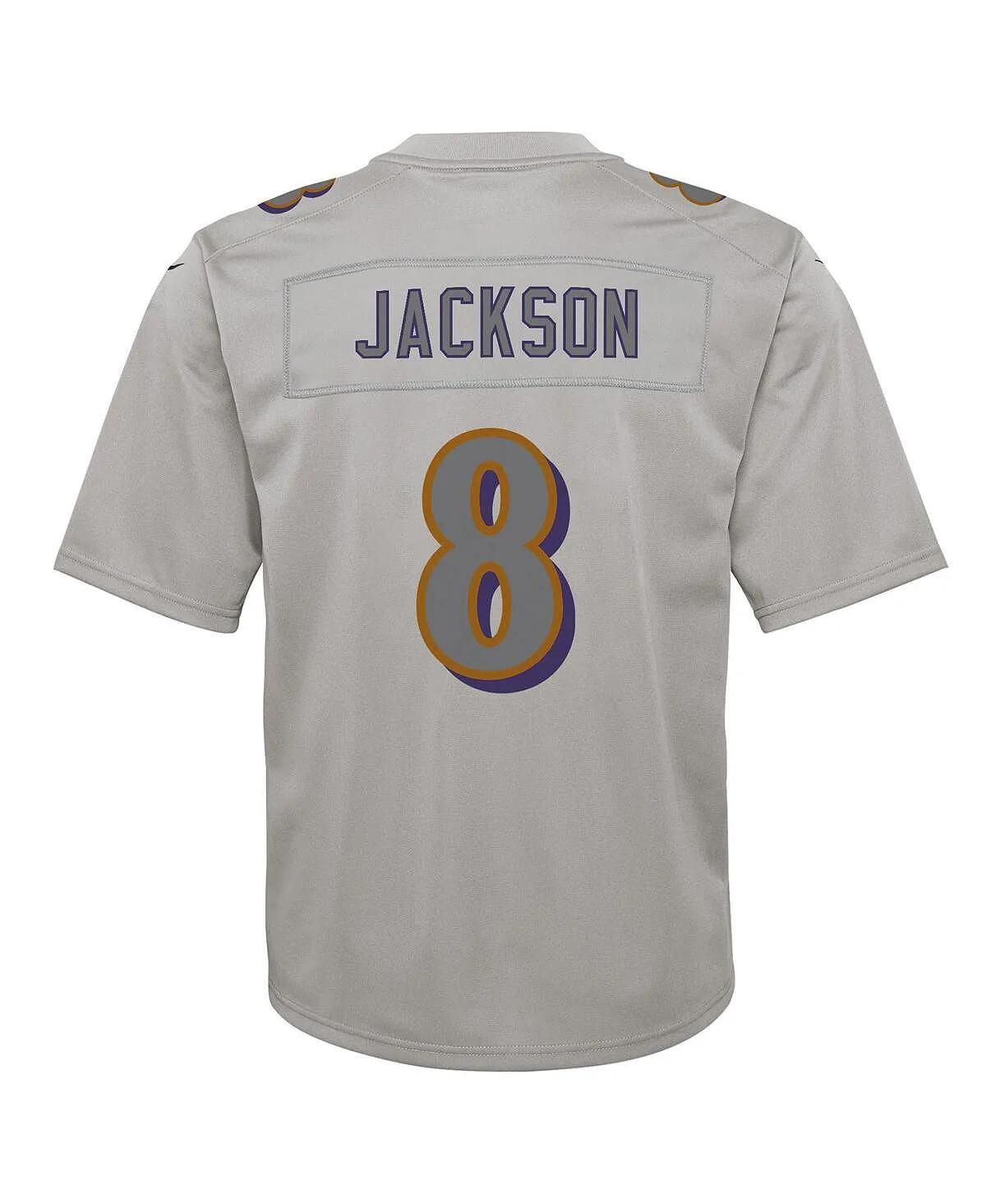 Jersey Big Boys Lamar Jackson Gray Baltimore Ravens Atmosphere Fashion Game Nike