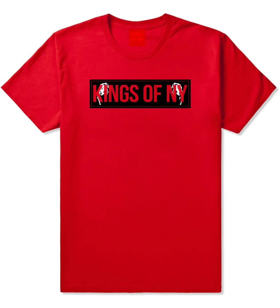 Kings of NY Red Girl Logo Boys Kids T-Shirt