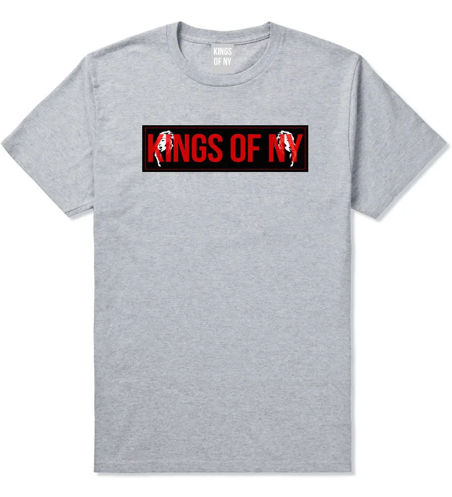 Kings of NY Red Girl Logo Boys Kids T-Shirt