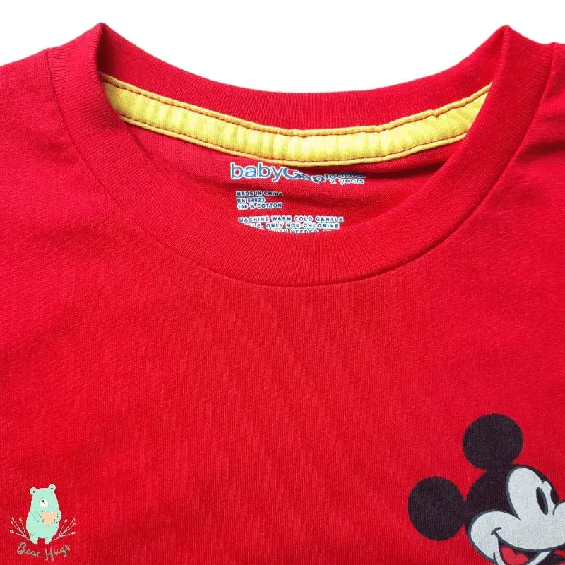 Mickey Character Print T-shirt