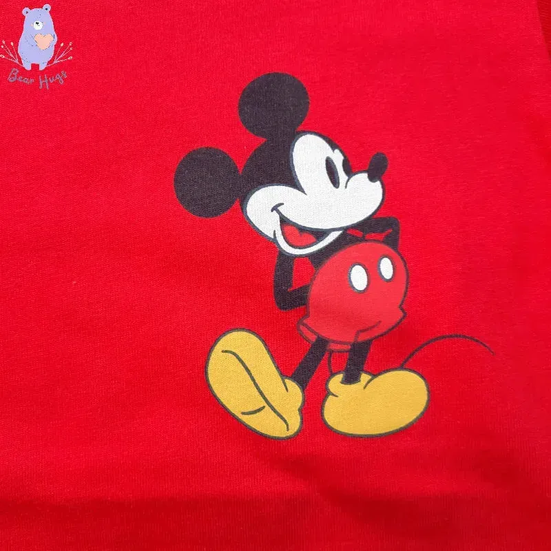 Mickey Character Print T-shirt