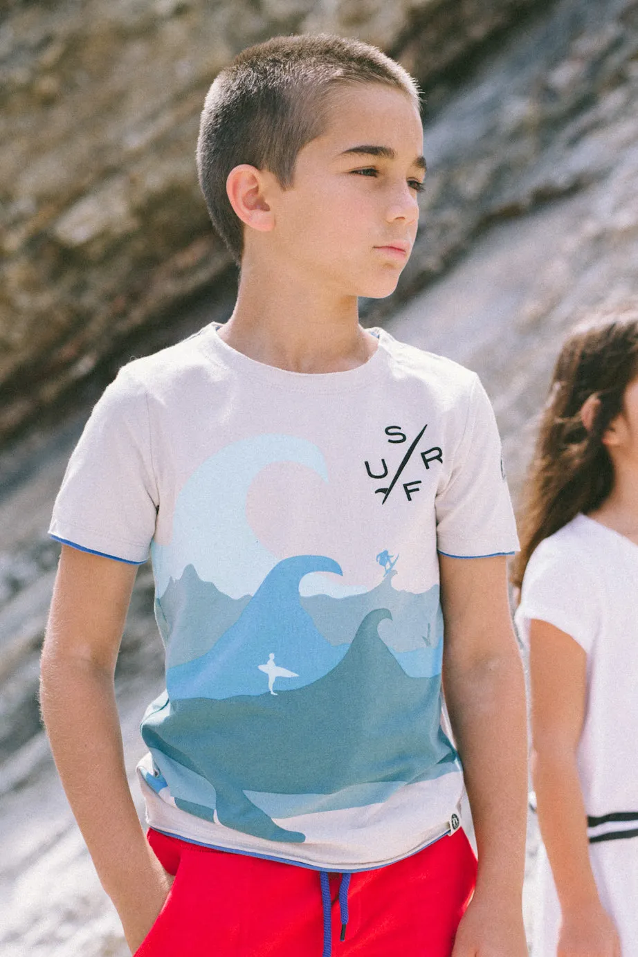 Mini Shatsu Shark Whale Boys T-Shirt