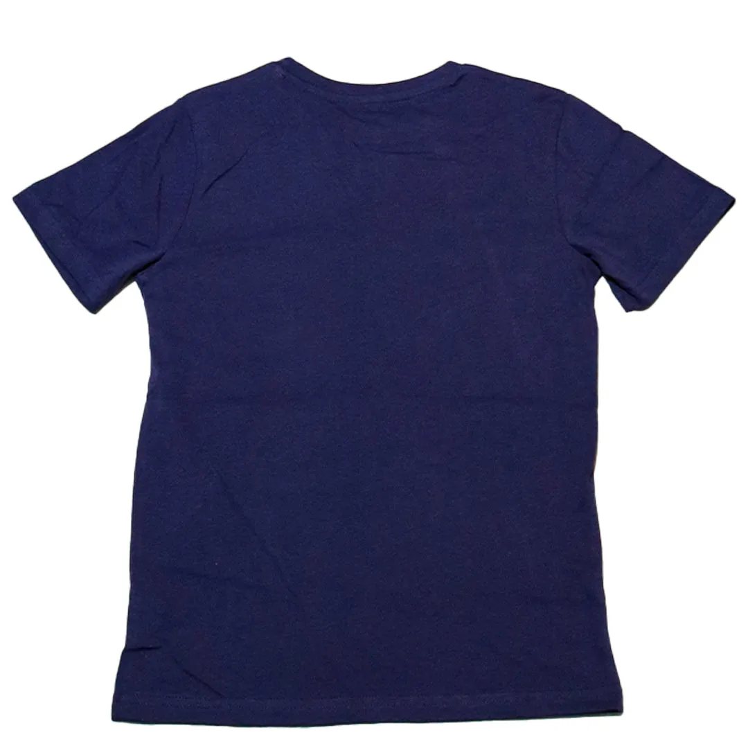 Navy Short Sleeve Graphic Tshirt