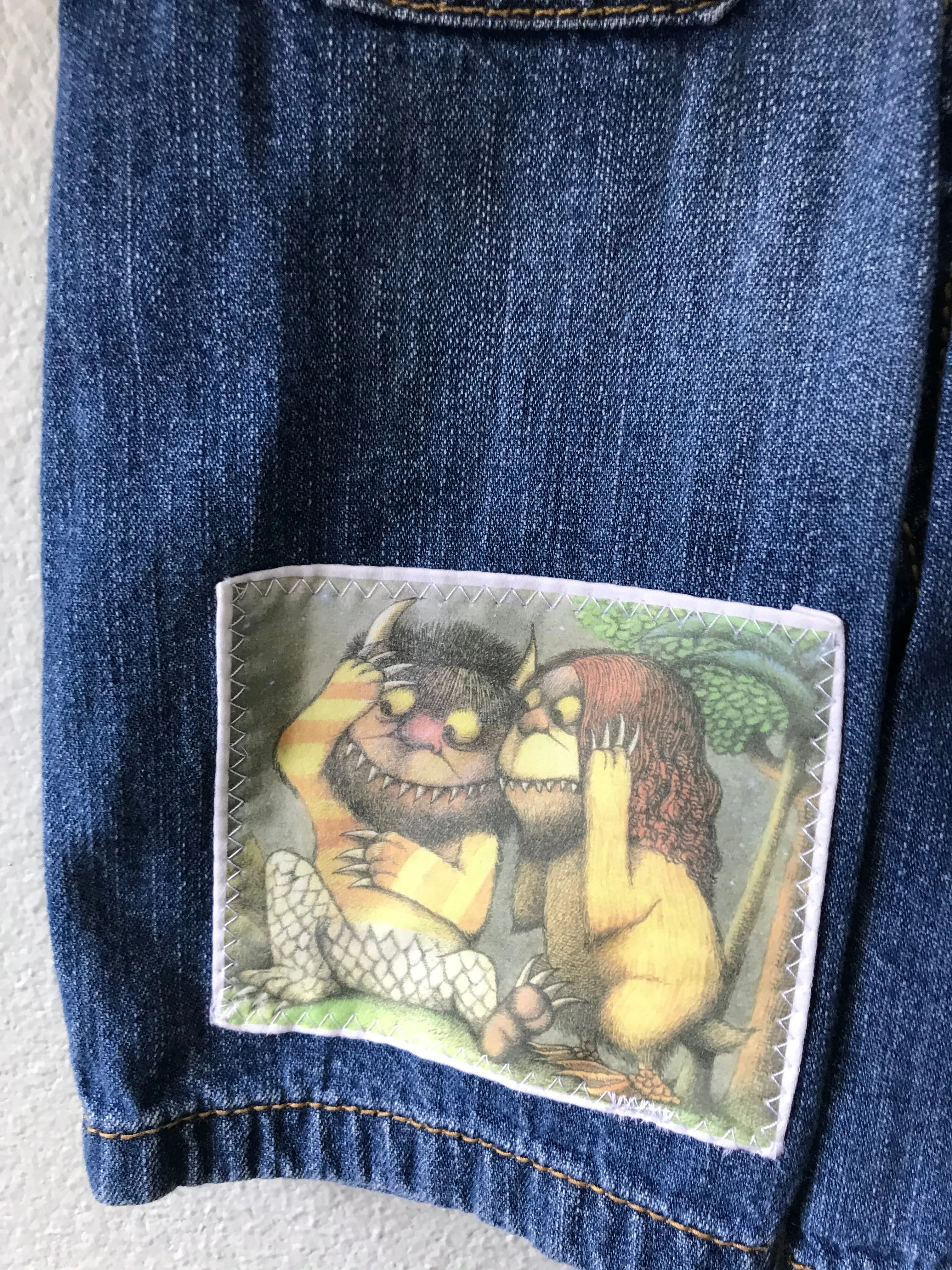 Overalls, Wild Thing Denim Overalls, Boy, Girl, Where the Wild Things Are