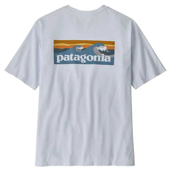 Patagonia Boardshort Logo Pocket T-Shirt - White