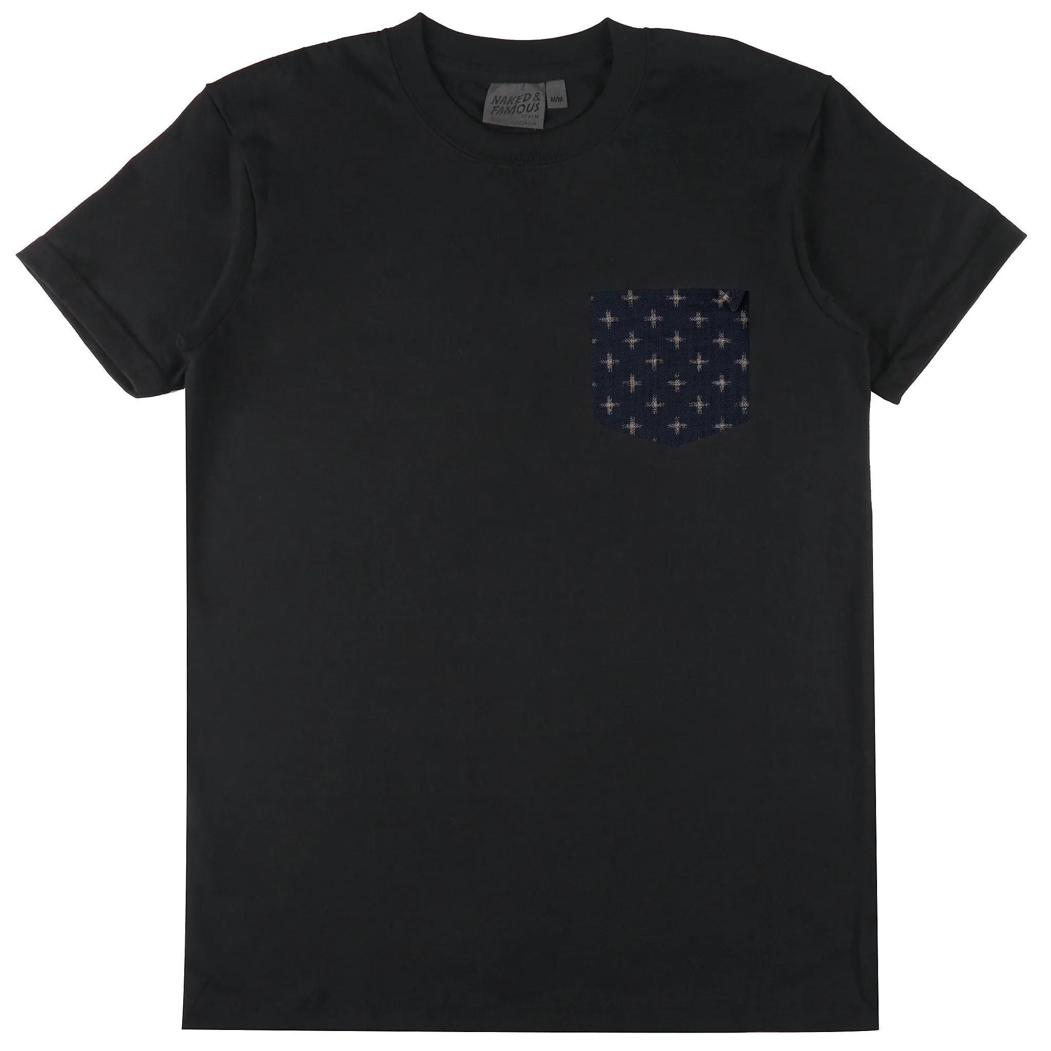 Pocket Tee - Black - Kimono Plus