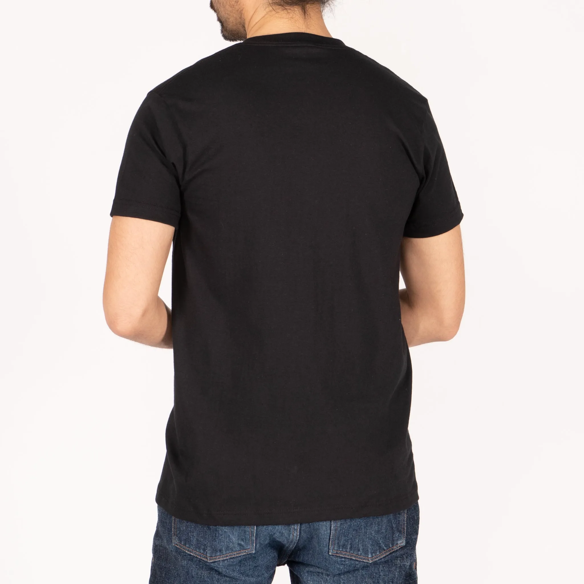 Pocket Tee - Black - Kimono Plus