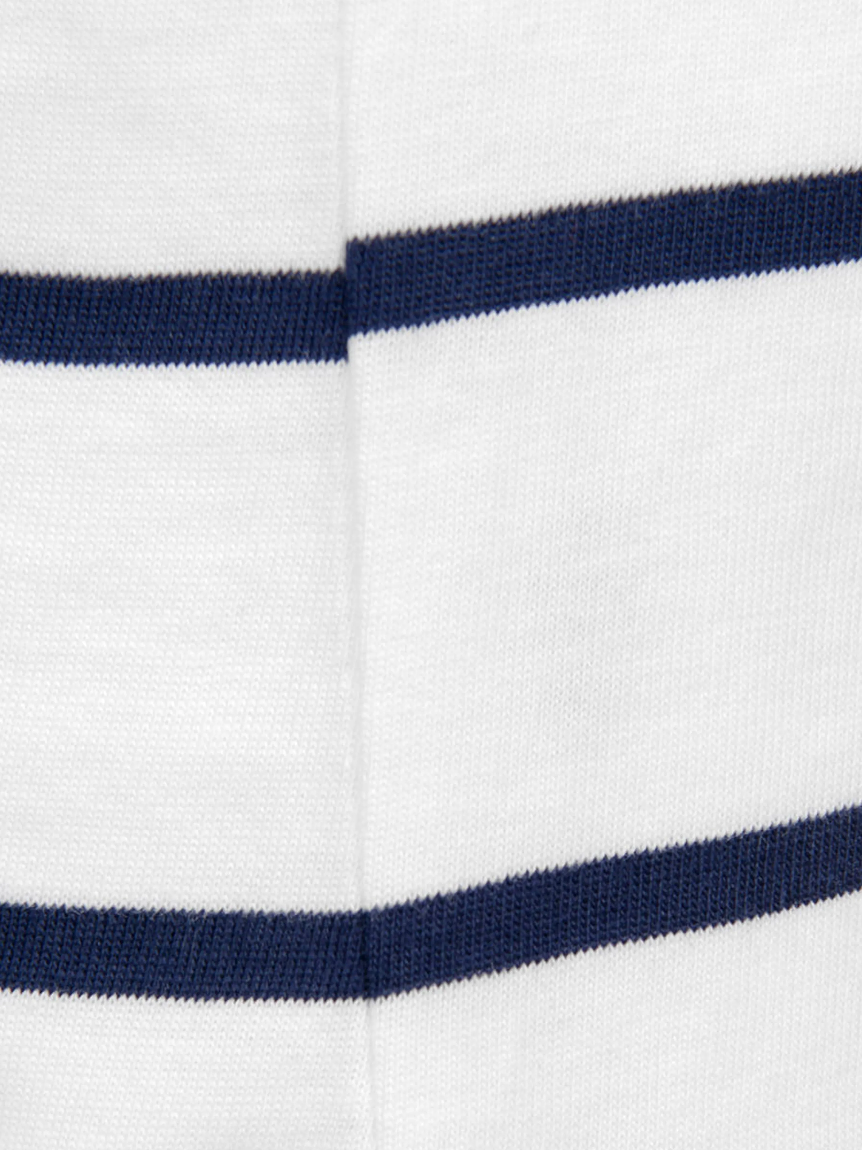 Ralph Lauren Boys White Striped Cotton T-Shirt