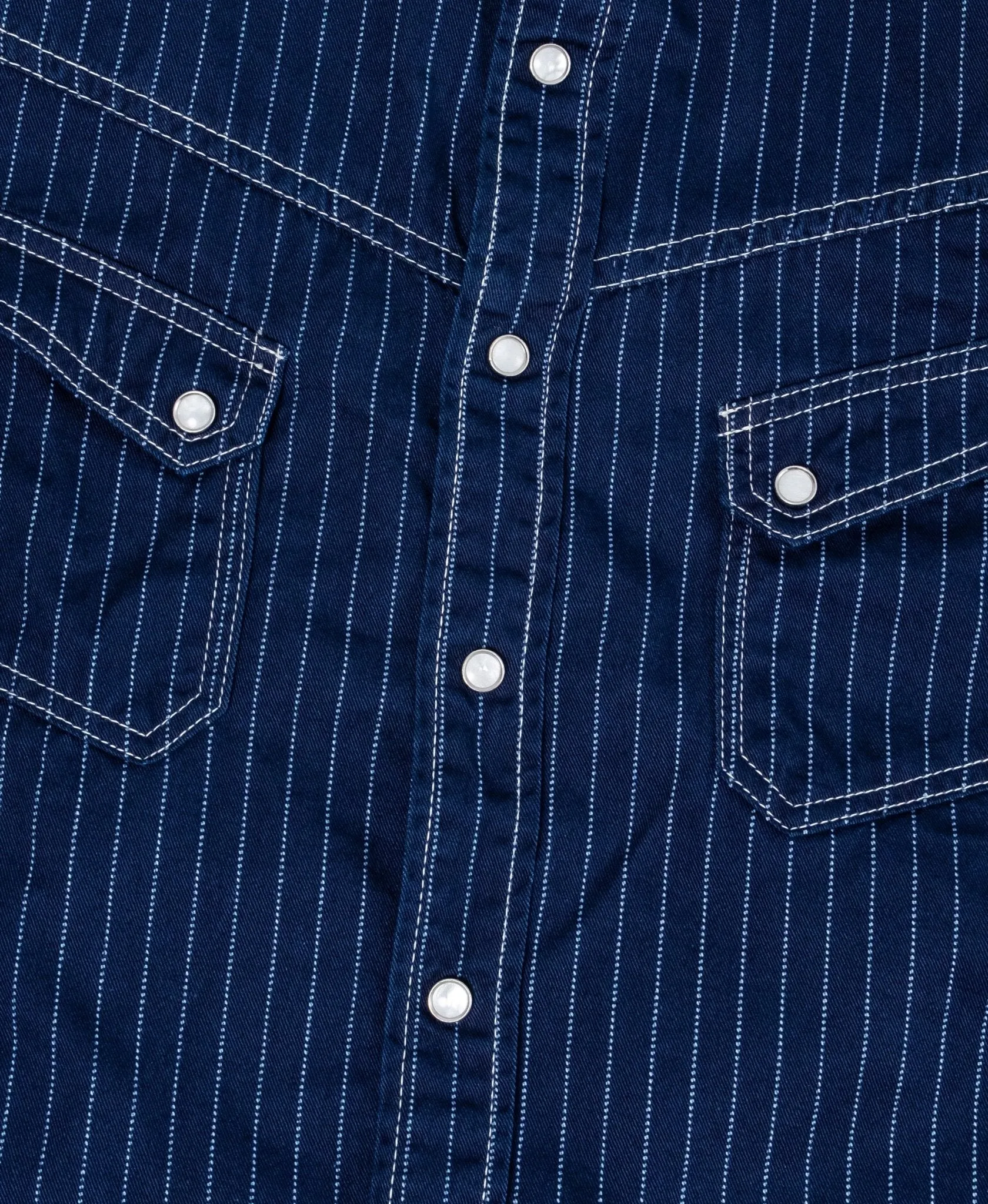 Ranchman Shirt Blue Wabash