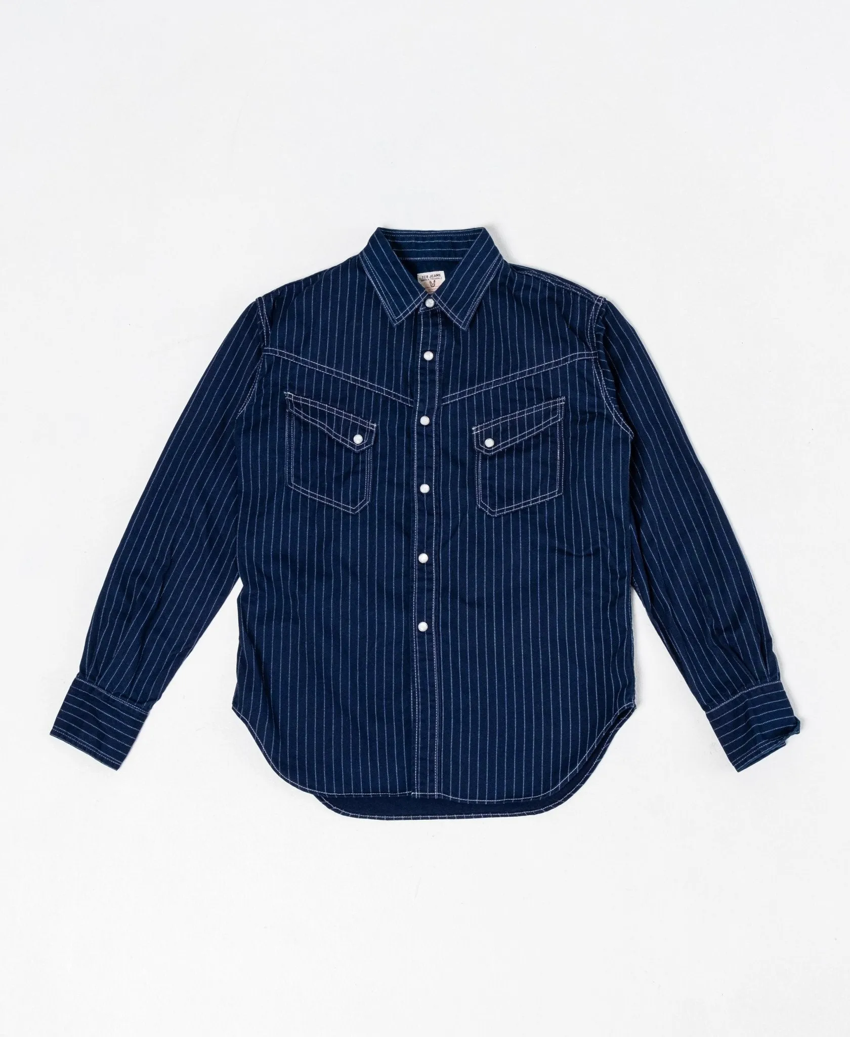 Ranchman Shirt Blue Wabash