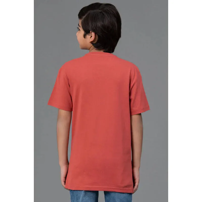 RedTape Unisex Kids T-Shirt- Best in Comfort| Cotton| Cool Pink Colour| Regular look| Round Neck pattern