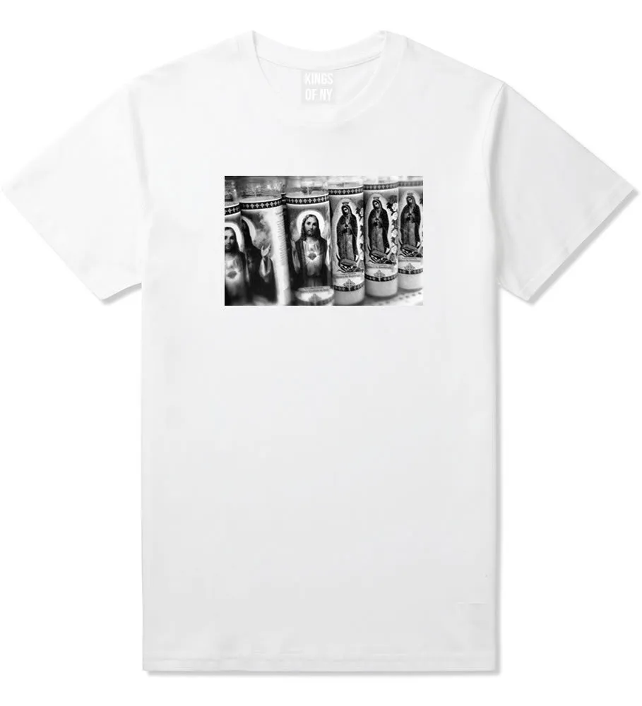 Religious Candles Photography by John Ramos Boys Kids T-Shirt