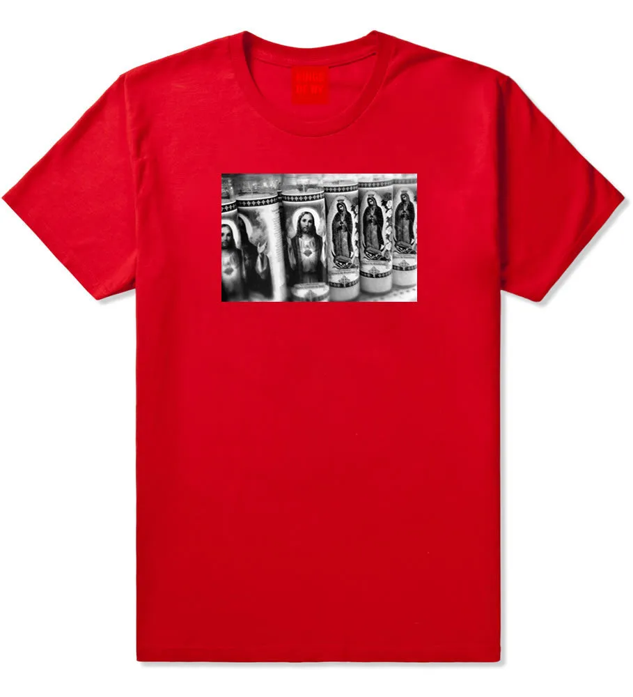 Religious Candles Photography by John Ramos Boys Kids T-Shirt