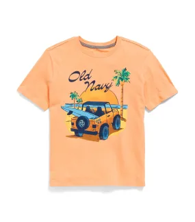 Short-Sleeve Logo-Graphic T-Shirt for Boys Blossom Petal