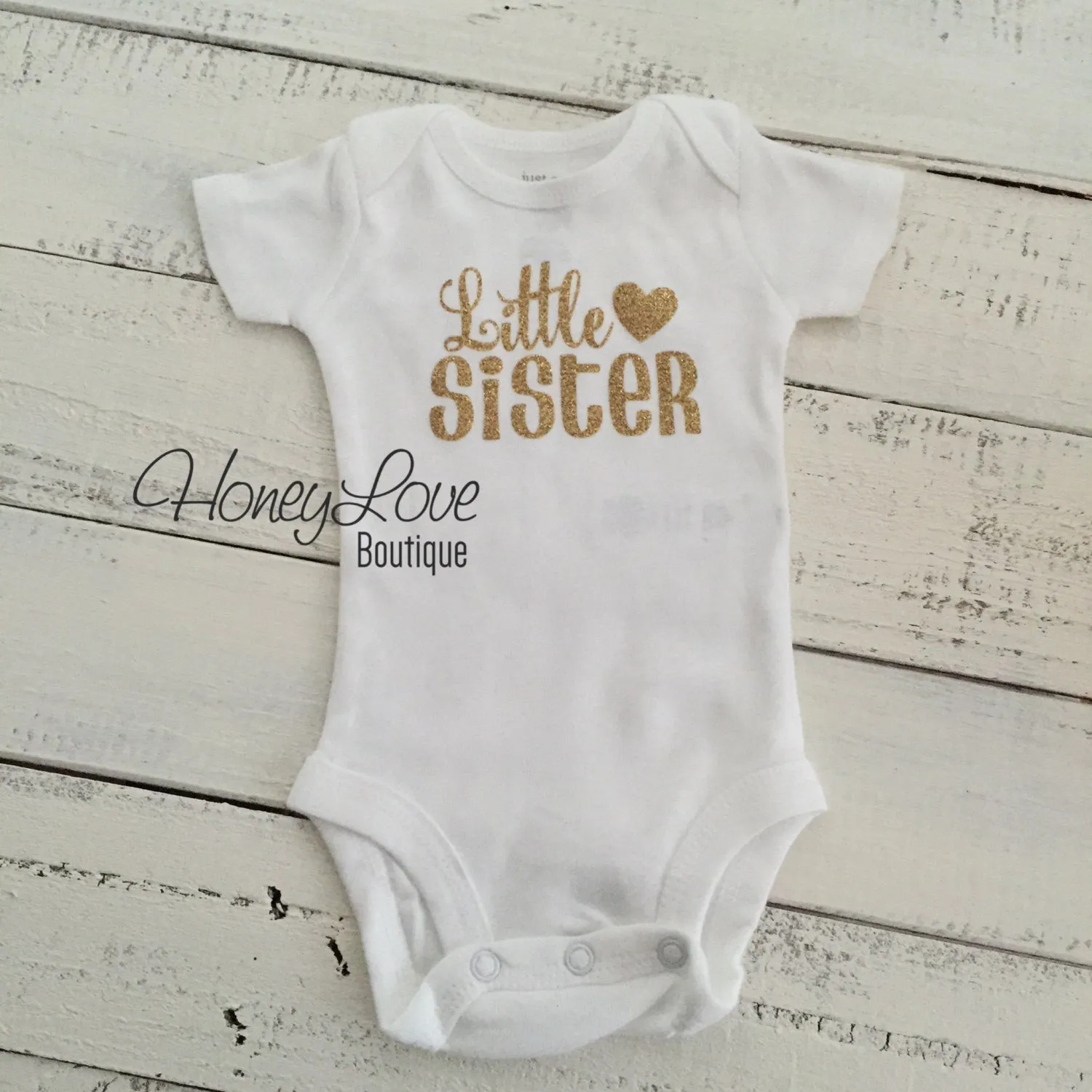 Sister shirts - Gold Glitter - Adult Unisex Sizes