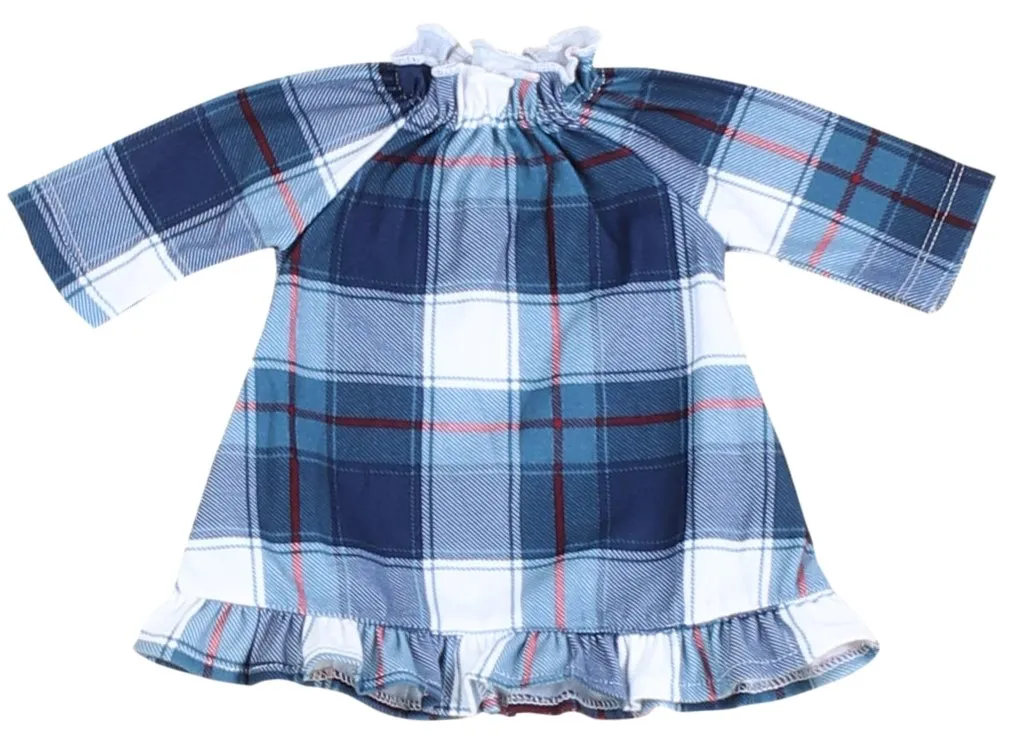 SleepytimePjs Christmas Family Matching Blue Plaid Flannel Pajamas for The Family