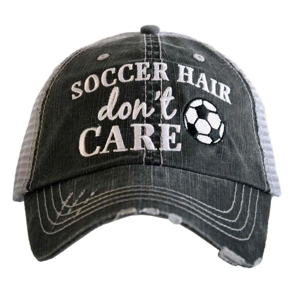 Soccer Hair Don't Care Wholesale Trucker Hats