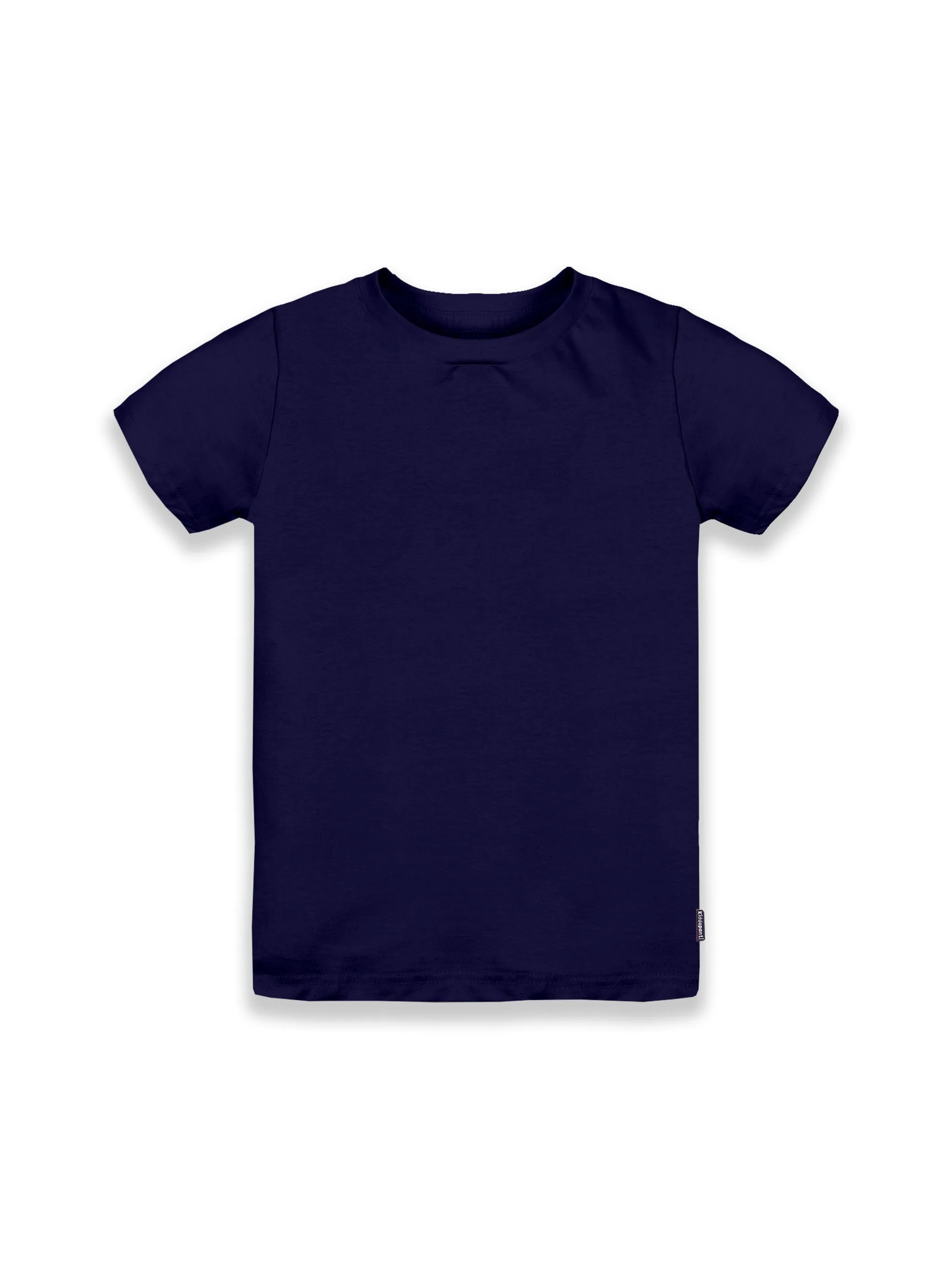 Solid Half Sleeve Round neck Tee