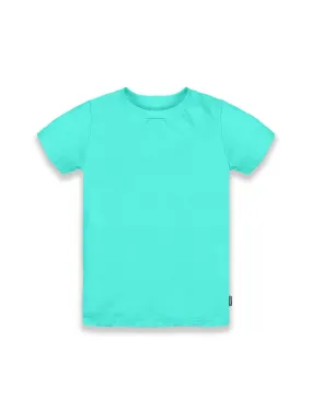 Solid Half Sleeve Round neck Tee