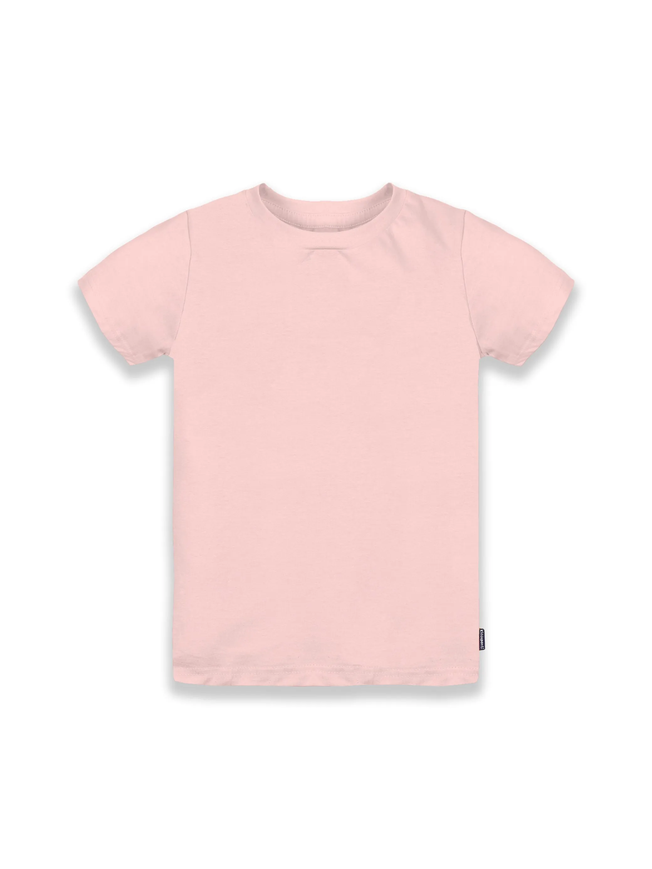 Solid Half Sleeve Round neck Tee