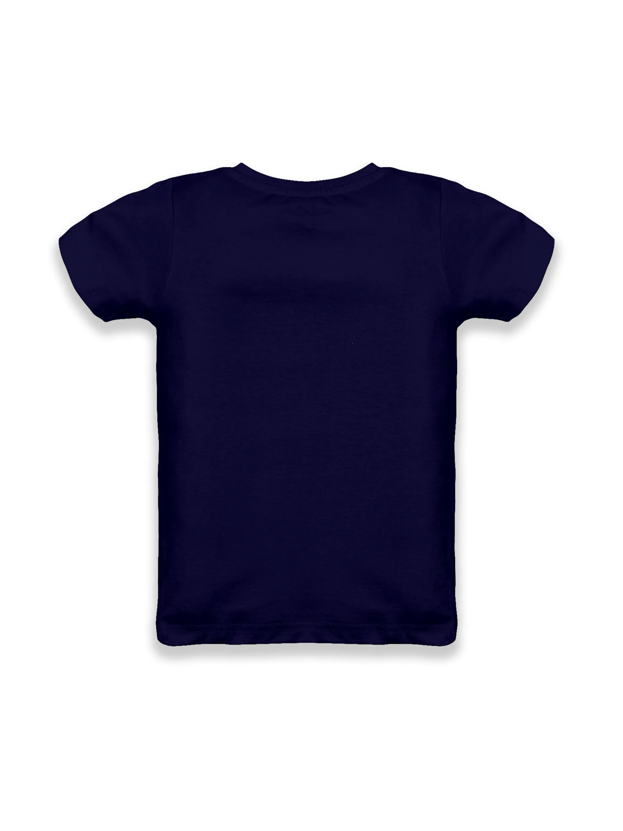 Solid Half Sleeve Round neck Tee