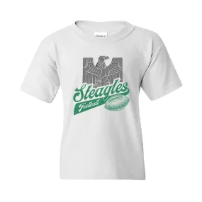 Steagles Retro Kid's T-Shirt | Phil-Pitt Steagles White Children's Tee Shirt