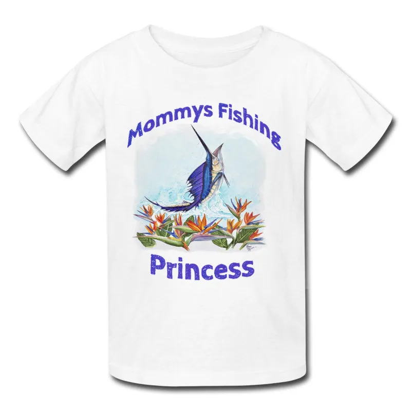 Toddlers Sailfish Fishing Princess T-Shirt 2T-5T