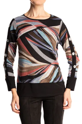 Women's Sweater Top Multi Color Soft quality Stretch Fabric XXLARGE Sizes Flattering Fit Quality Made In Canada Exclusive Yvonne Marie Boutiques