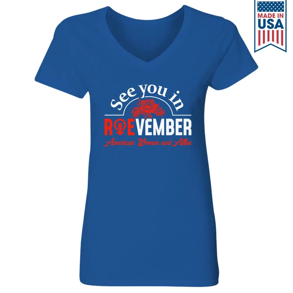 Women's V-neck T-shirt TSVB564