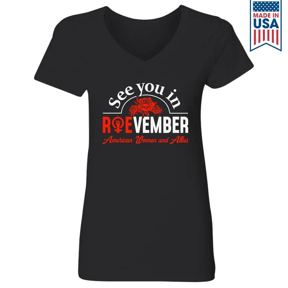 Women's V-neck T-shirt TSVB564