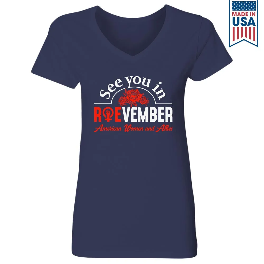 Women's V-neck T-shirt TSVB564