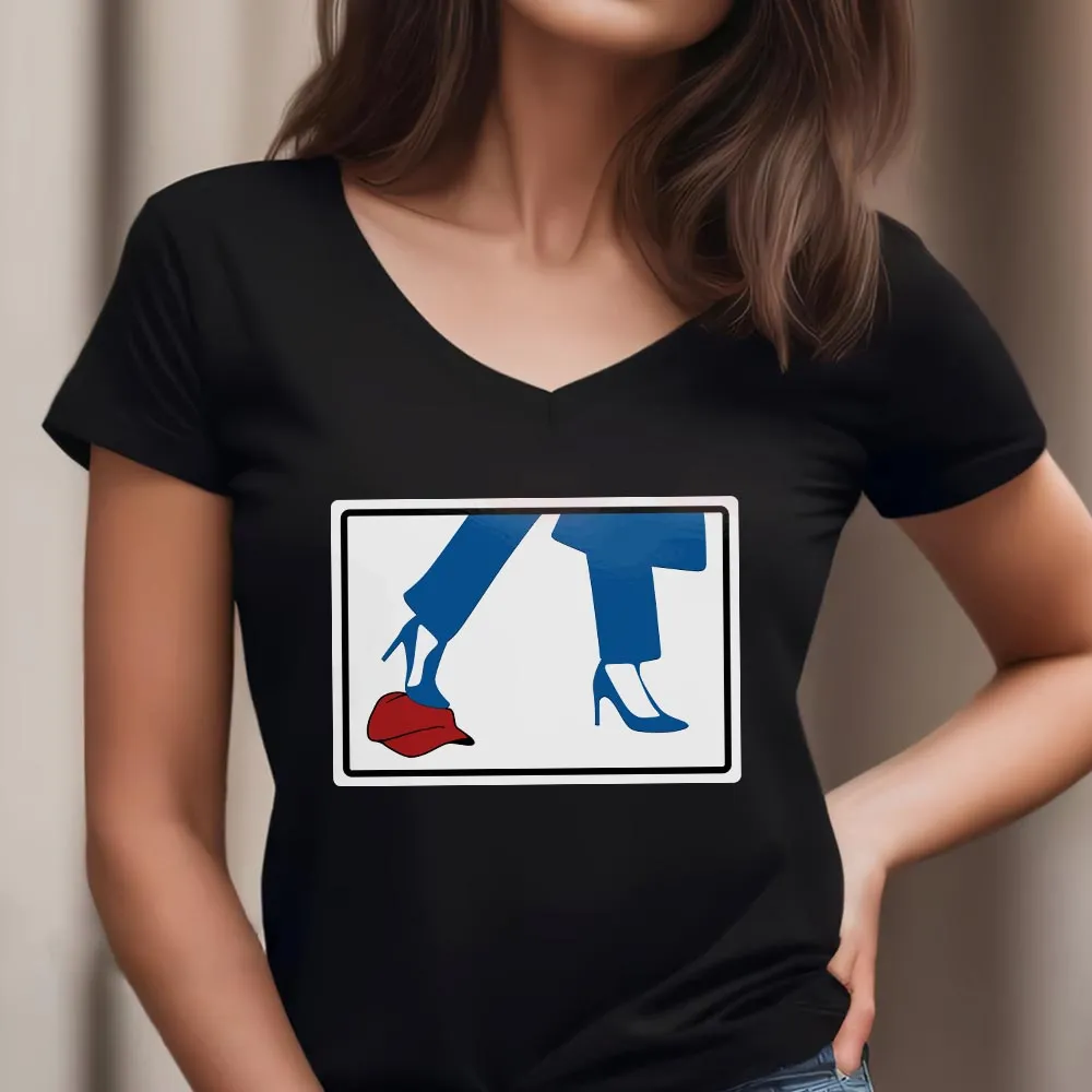 Women's V-neck T-shirt TSVB682