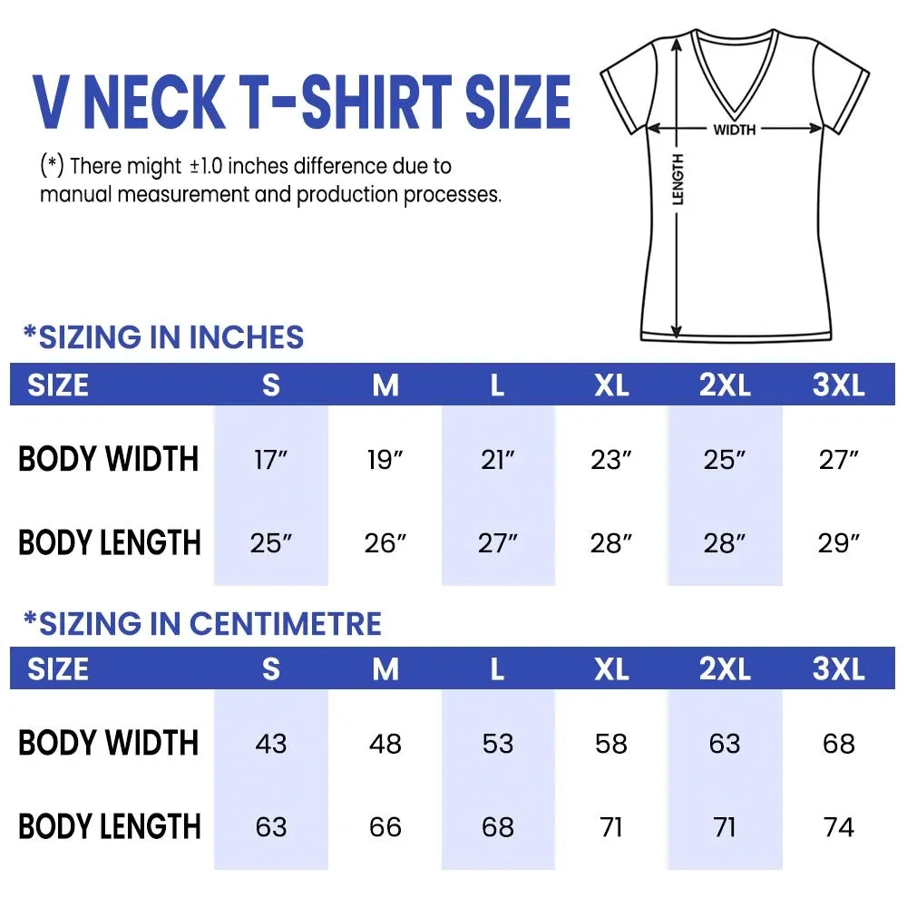 Women's V-neck T-shirt TSVB710