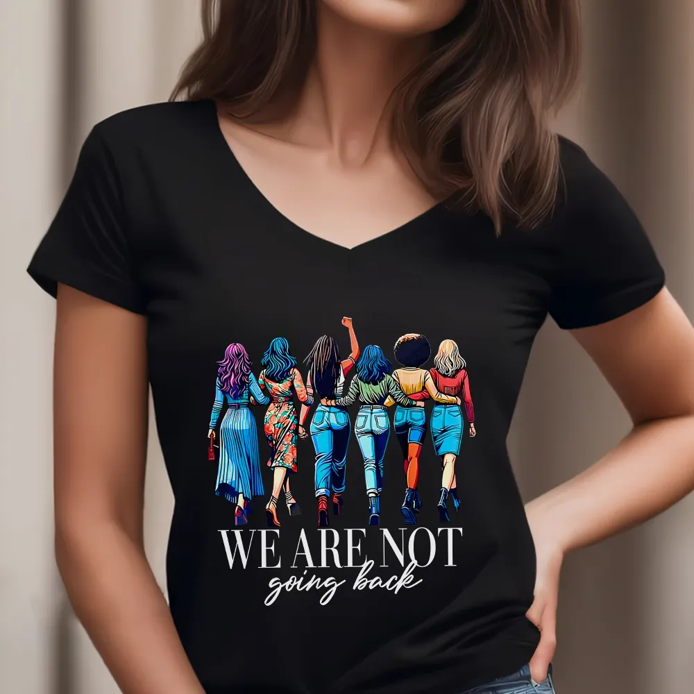 Women's V-neck T-shirt TSVB726