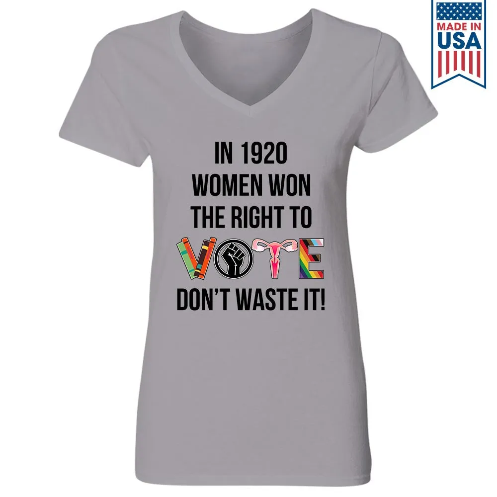 Women's V-neck T-shirt TSVW415