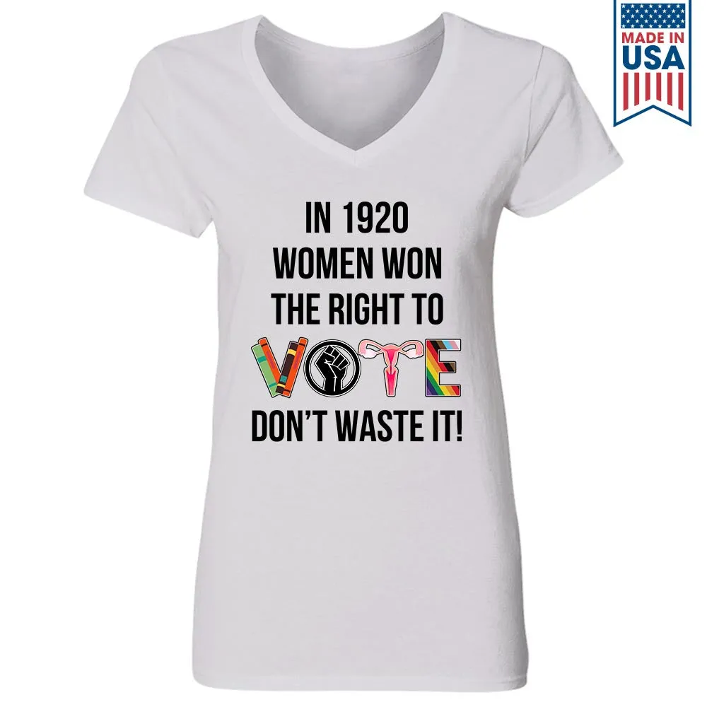 Women's V-neck T-shirt TSVW415