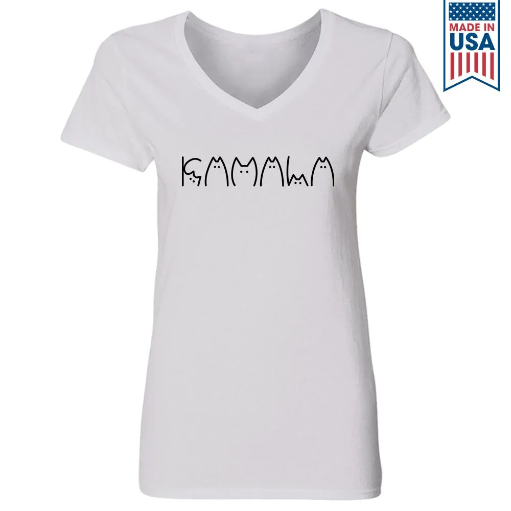 Women's V-neck T-shirt TSVW665