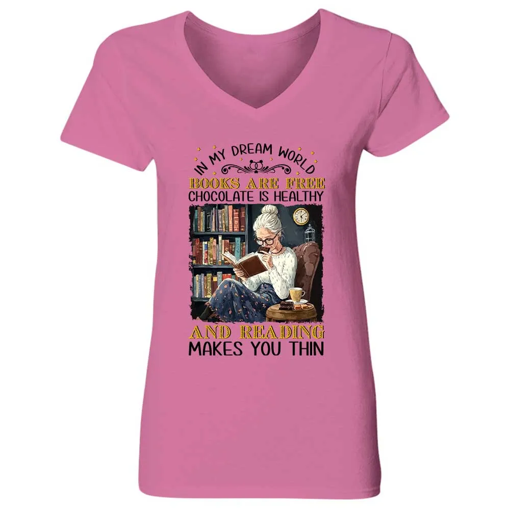 Women's V-neck T-shirt TSVW743